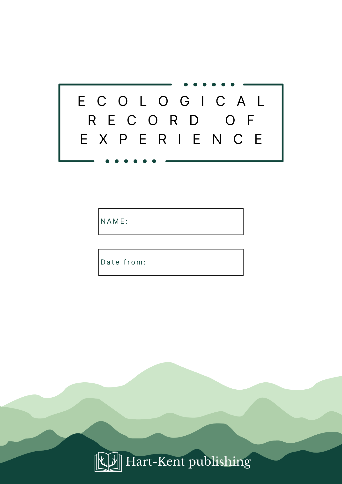 Electronic Download: Ecological Portfolio of Experience