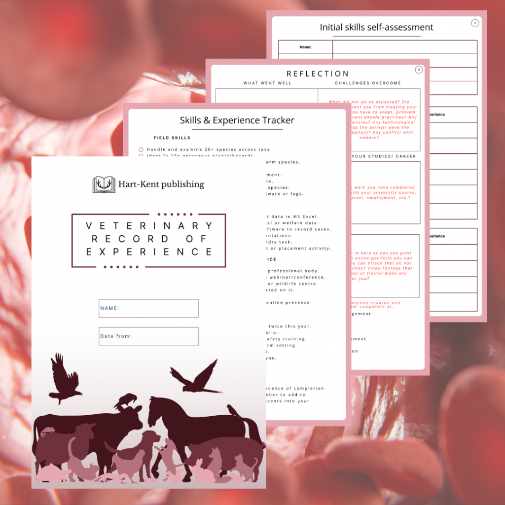 Veterinary Record of Experience  - Downloadable portfolio